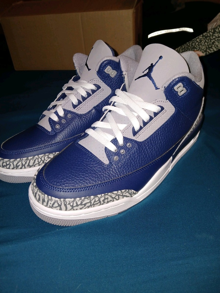 シューズ(男性用) Air Jordan 3 Air Jordan 3 Retro Georgetown Men's Sneakers Size 11.5 CT8532-401
