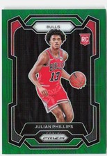 2023-24 Panini Prizm #125 Julian Phillips Prizms Green