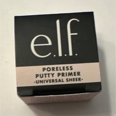e.l.f. Poreless Putty Primer Universal Sheer Cream with Squalane Smooth 0.14 oz