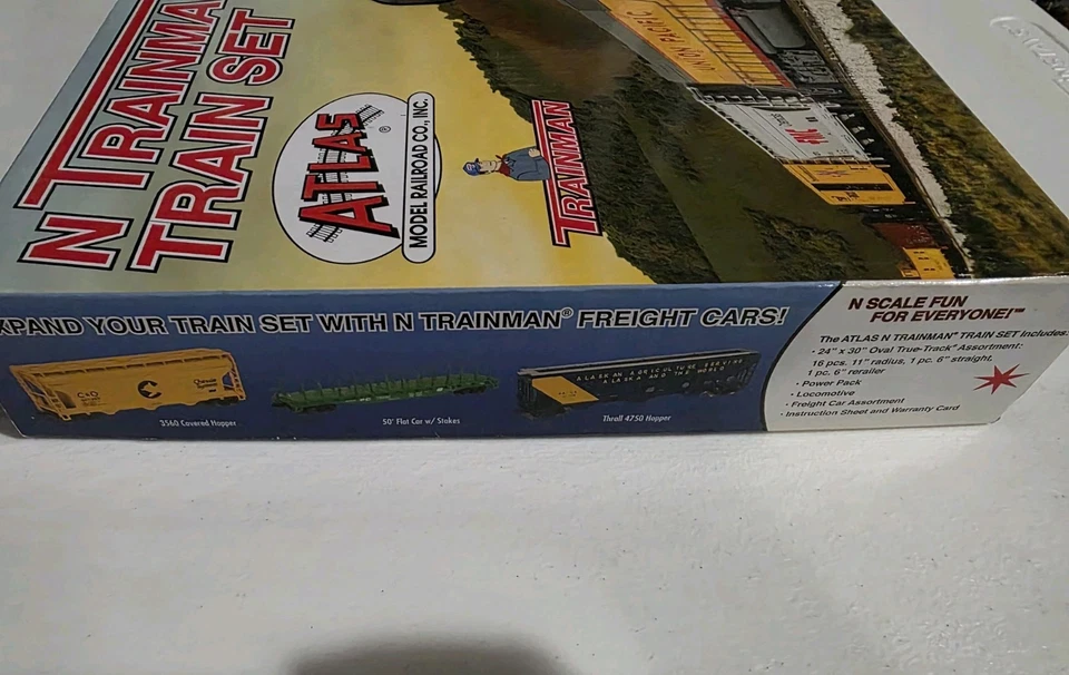 Atlas N Trainman Set BNSF with GP15-1 Locomotive- Set Item #2100 (See Details) - Image 3 of 4