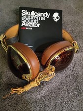 Skullcandy Roc Nation Aviator Clear Brown Gol...