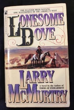 Lonesome Dove by: Larry McMurtry (1986, 1st Ed, 2nd Print, Pocket Books, Mass...