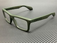 GUCCI GG1573O 003 Matte Green Unisex Large 55 mm Eyeglasses
