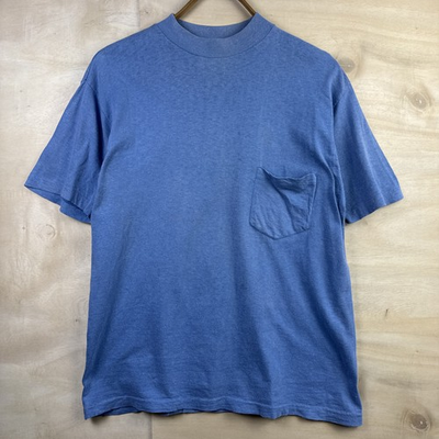 #ad #ad Vintage 70s Men’s Store Sears Single Stitch Pocket Distressed T Shirt Sz Large $49.99