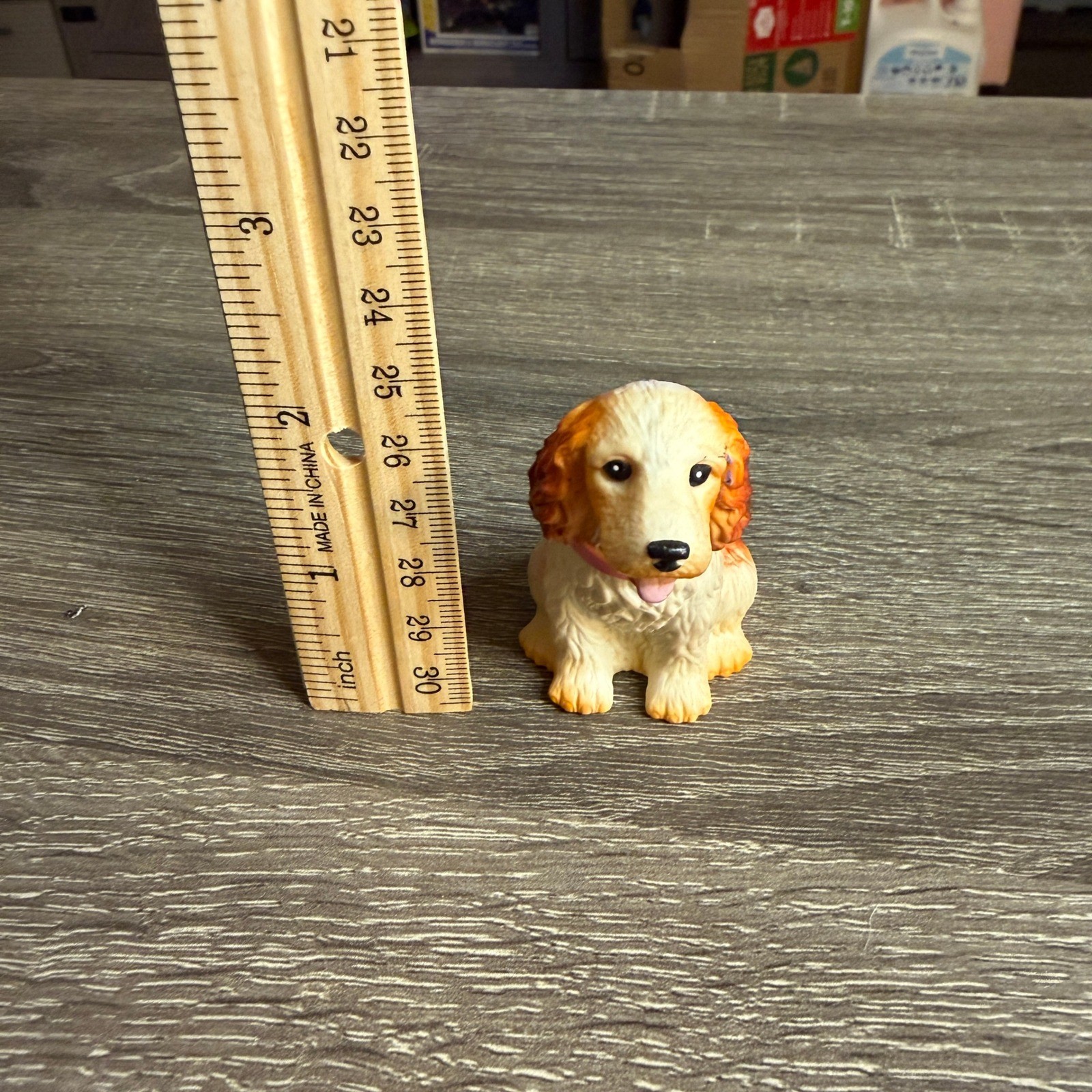 MATTEL CANE CUCCIOLO ANIMALE DOMESTICO BARBIE ACCESSORI MINIATURE CASA DELLE BAMBOLE FINTO BOBBLEHEAD foto 6