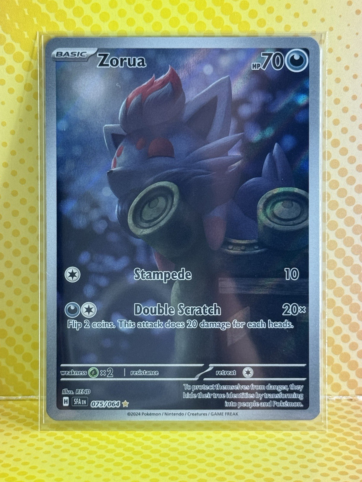 Zorua 075/064 - Shrouded Fable - Illustration Rare - Pokemon TCG