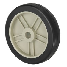 6" Universal Air Compressor Wheel with 0.6" Dia Hole Beige