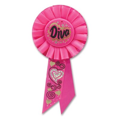 Beistle Diva Rosette Ribbon - Bachelorette | Party Supply | Decoration | Favor