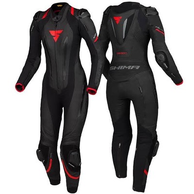 Woman Shima Motorcycle Custom Leather Racing Suit Motorbike Riding Suit 
