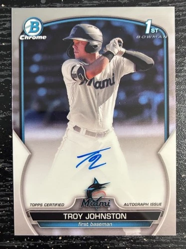 Troy Johnston 2023 Bowman Chrome Troy Johnston Auto