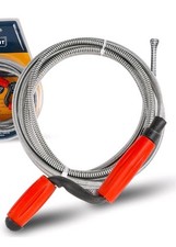 5m Long Flexible Spring Drain Coil Unblocker Tool Sink Snake Hair