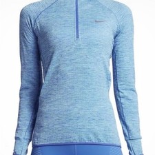 Nike Dri-Fit Element Sphere Thermal 1/4 Zip Running Top L Thumbholes