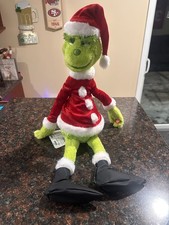 The Grinch Movie Plush Santa Suit Musical 22" Large Removable Suit 2018 Read