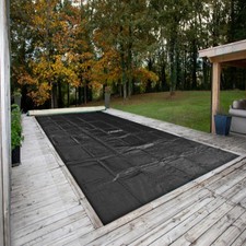 AREBOS Rectangular Solar Pool Foil – 120µ PE Cover for Heating & Heat Retention