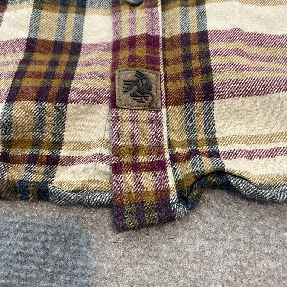 Legendary Whitetails Shirt Mens XL Plaid Flannel Button Up Long Sleeve Casual - Image 3 of 4
