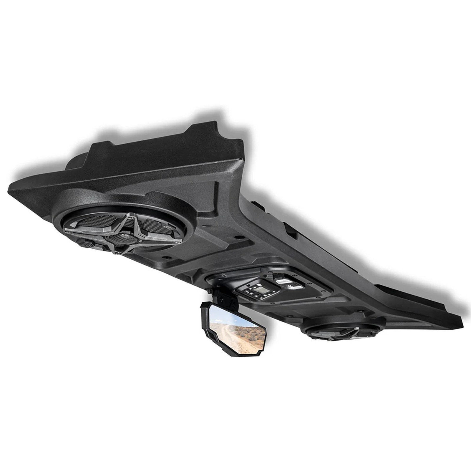 SSV Works 2-Speaker Overhead Soundbar w/MRB3S and Built-In Dome Light Compati...
