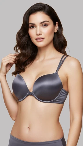 Victoria's Secret Women's Bombshell Plunge Bra Stretch Gray Size 38C