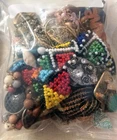 Vintage and Modern Damaged Or Broken Costume Jewelry Mystery Craft Lot 1 Pound
