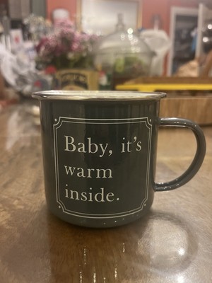 Metallbecher - Baby, It s Warm Inside