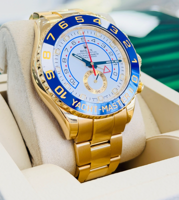 Rolex Yacht-Master II 116688 Oyster 18K Yellow Gold Watch BOX
