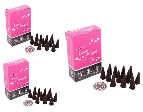 STAMFORD Incense DHOOP CONES Insence Scent Home LOVE ANGEL Fragrance - PACK OF 3 - Picture 1 of 1