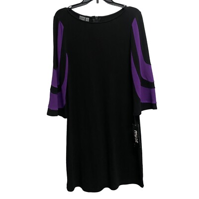 strapless open back dress Long Black Prom Dress with Purple Sequin Flowers Black / 00 main image 0