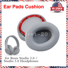 2PCS Ear Pads Cushion Gray for Beats Studio 2.0 3.0 Wired Wireless Earpads