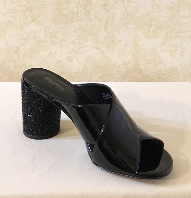 michael kors kitten heel mules