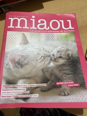 Zeitschrift MIAOU Nr. 5 La revue pour Ronronner de Bonheur.