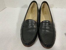 SAS Women's Tripad Black Leather Loafers Made in USA Size 7N