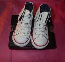 CONVERSE 717663F  CT EASY SLIP  WHITE RED BLUE  INFANTS SIZE 5 NEW