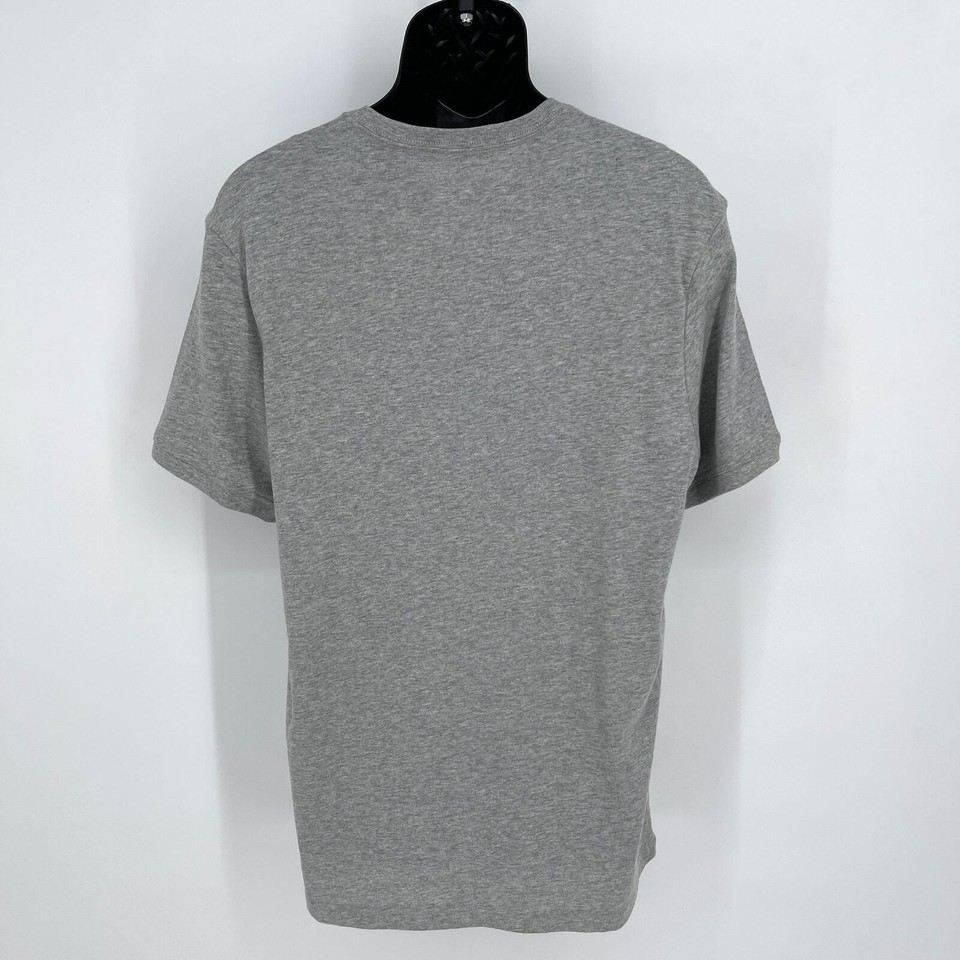 J. Crew Factory Gray TShirt NEW Mens L Slub Cotton Short Sleeve