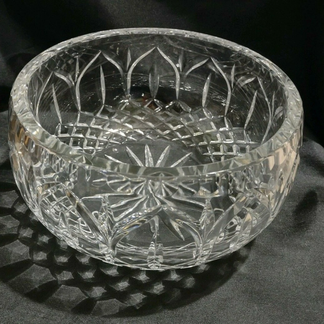 24% Lead Crystal 7 x 4 Cut Glass Bowl (Free Shipping with 6 items)