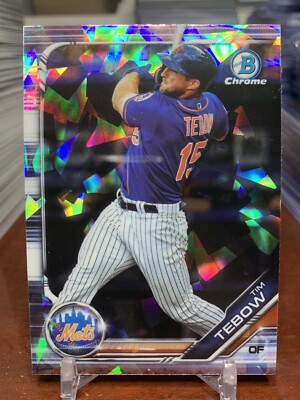 2019 Bowman Draft Chrome Sapphire Tim Tebow - Prospect #BDC-92 Mets