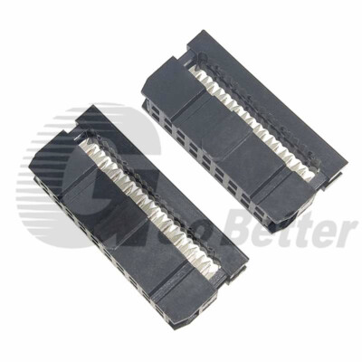 50 Pin 2.54mm Crimp Edge Card Connector For 8" Floppy Disks