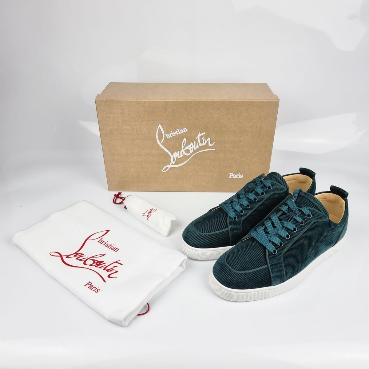 CHRISTIAN LOUBOUTIN Rantulow Orlato Vosges Sneakers New Size 41.5