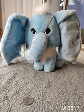 Commonwealth 1998 9" BLUE ELEPHANT PLUSH TOY