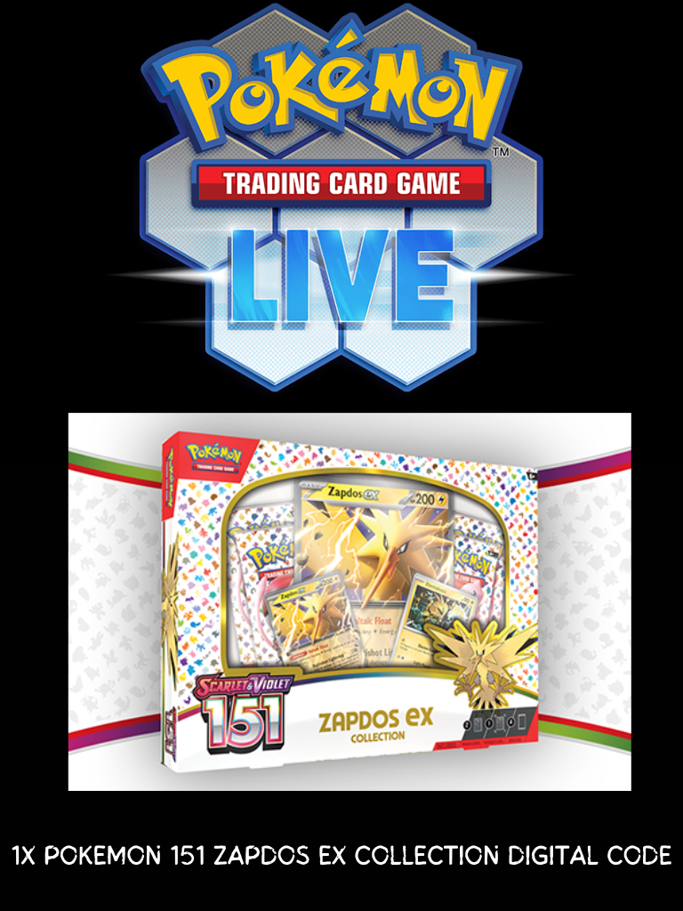 Pokemon 151 Zapdos Code TCG Live- INSTANT Message Delivery | eBay