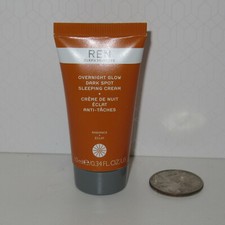 SEALED Ren Clean Skincare Overnight Glow Dark Spot Sleeping Cream 0.34oz Travel