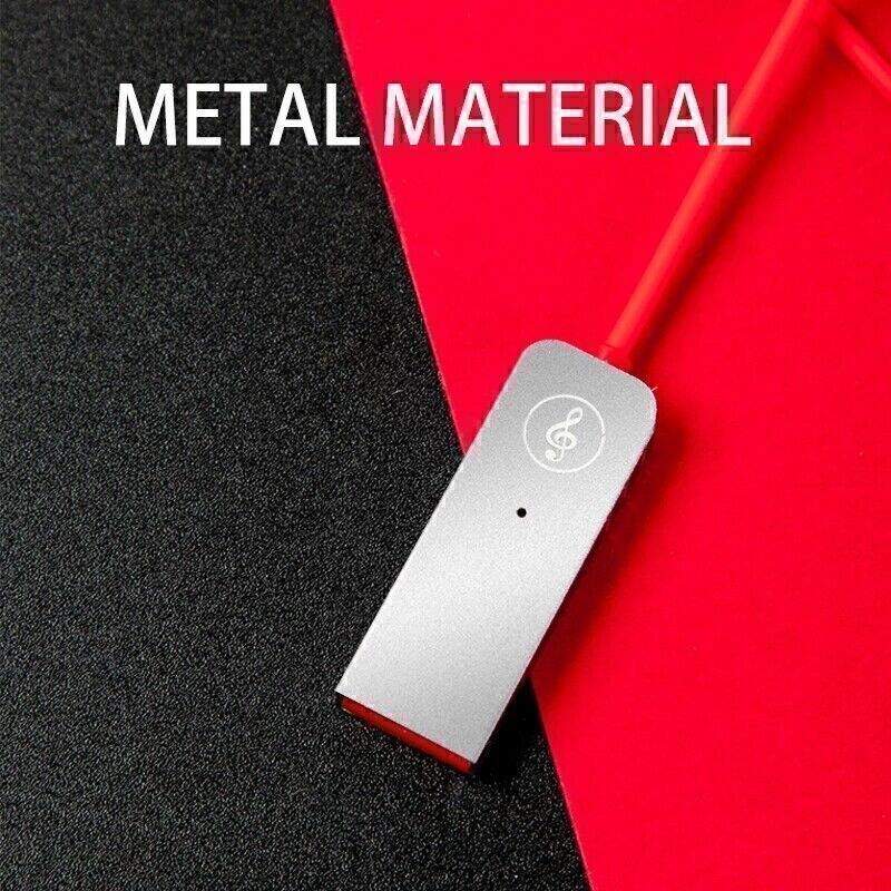 Bluetooth 5.0 USB Audio Receiver for Car Aux 3.5mm Jack Dongle