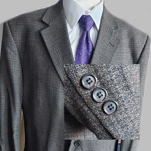Cappotto sportivo blazer Monsieur Givenchy uomo 50R Tattersall tweed tre bottoni
