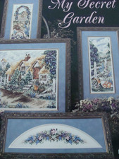 VTG 1994 My Secret Garden BK129 by Stoney Creek Cross Stitch Pattern 20p