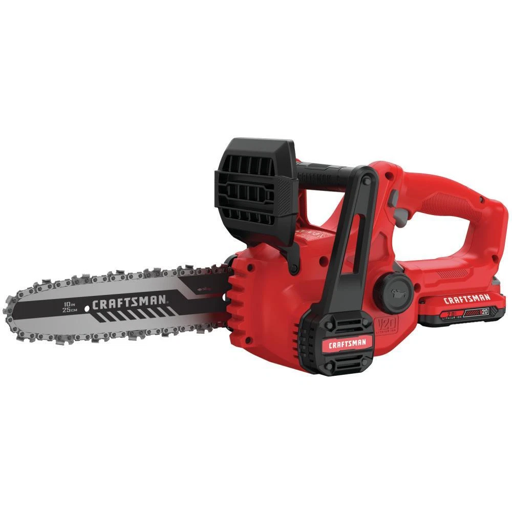 BLACK+DECKER 20-volt Max 10-in Battery 2 Ah Chainsaw (Battery and Charger  Included) in the Chainsaws department at