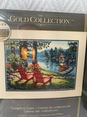 Dimensions Gold Collection Twilights Calm Kreuzstich Raritet 70-35261. Zust