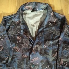 Vintage JCPenney Abstract Pattern Polyester Disco Shirt Short Sleeve