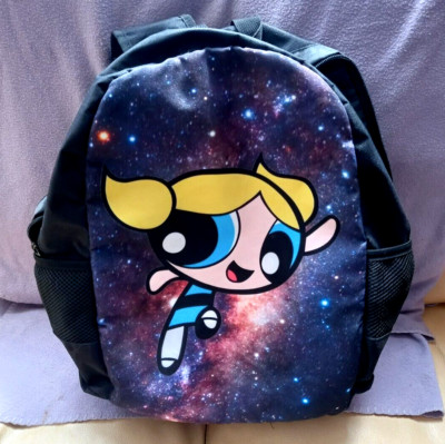 Vintage Powerpuff Mädchen Bubble Backpack Tasche Rucksack Festival Vibes Y2K Retro