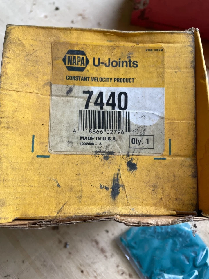 Napa U 接头 7440 1092036 轴 CV 靴修复润滑脂套件 — 第 3/3 张图片