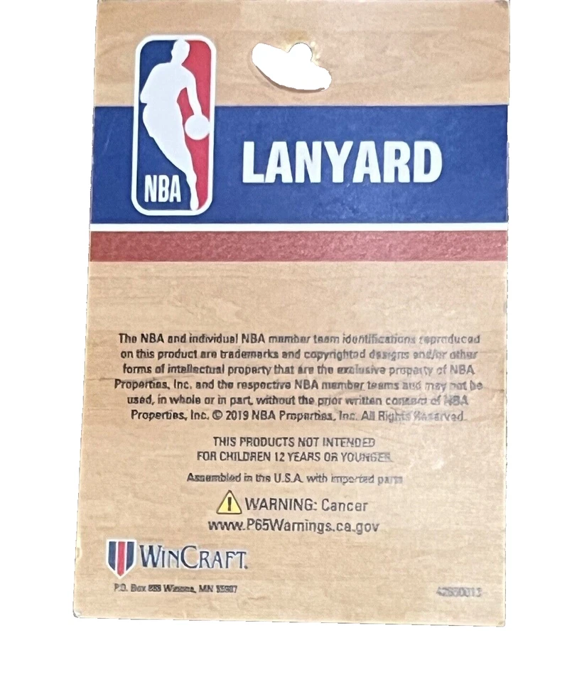 LOS ANGELES CLIPPERS CITY NBA 75TH ANNIVERSARY LANYARD DETACHABLE BUCKLE NEW π - Image 3 of 3