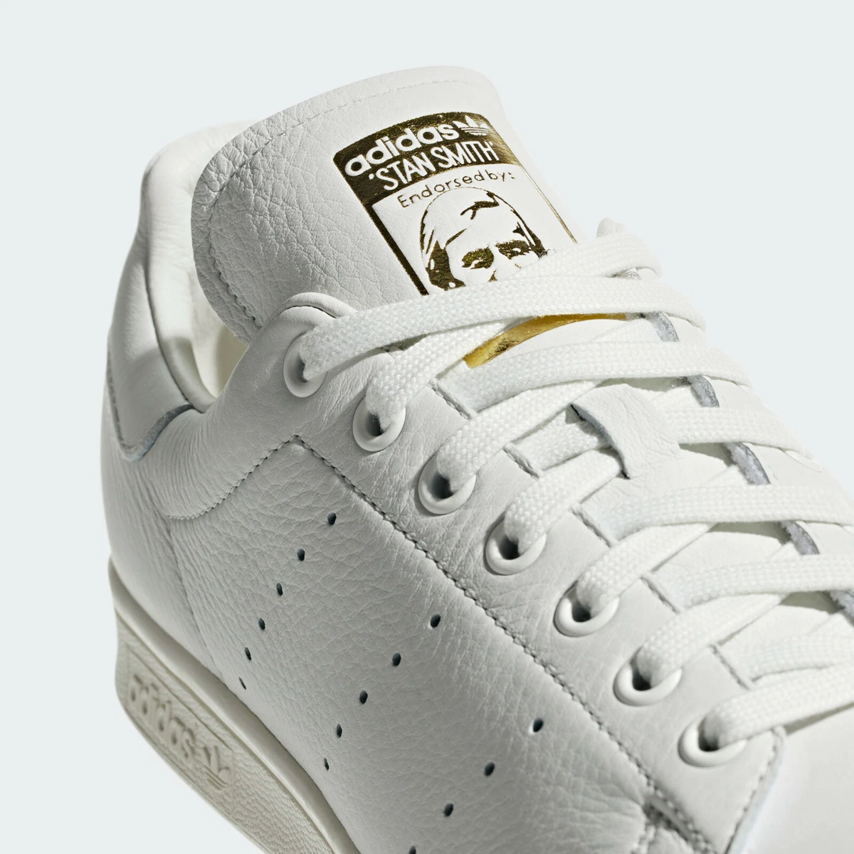 adidas Originals Stan Smith Premium Leather White Gold SIZE 5 5.5 6 6.5 7 7.5 8