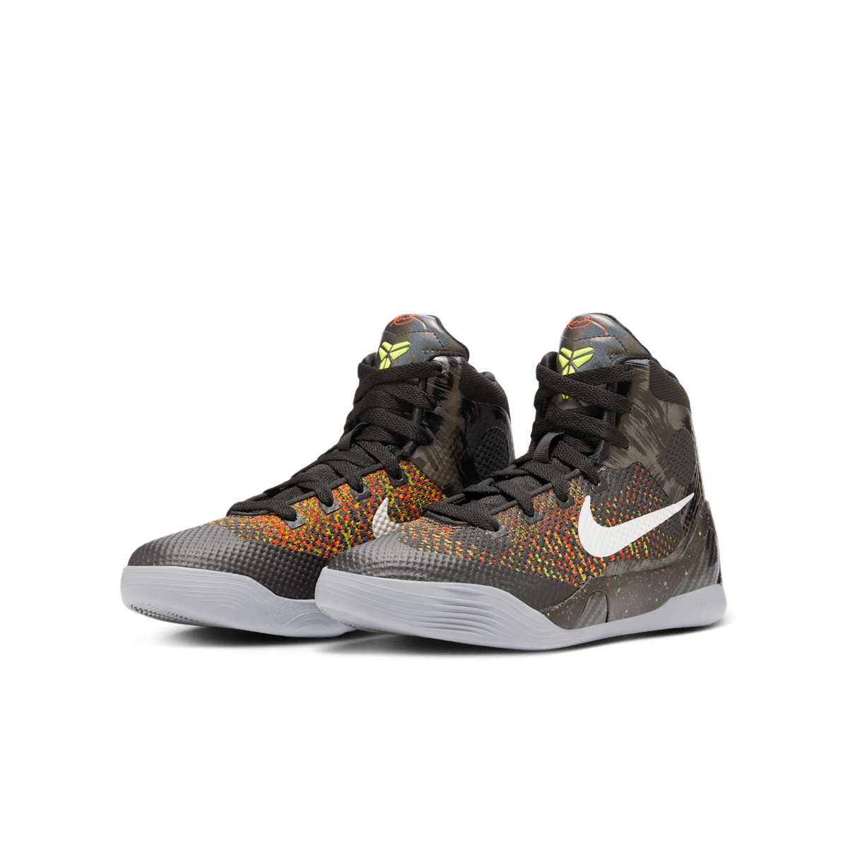 HJ9446-001 Nike GS Kobe 9 Elite Protro Black and Metallic Silver